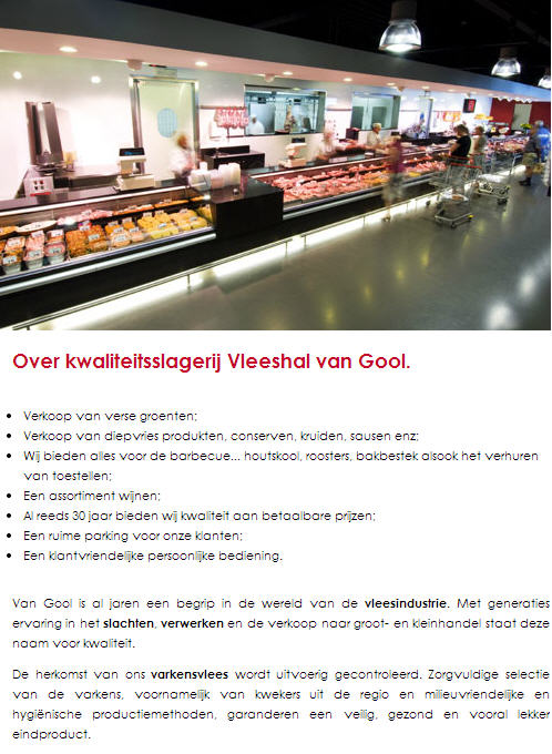 Vleeshal Van Gool